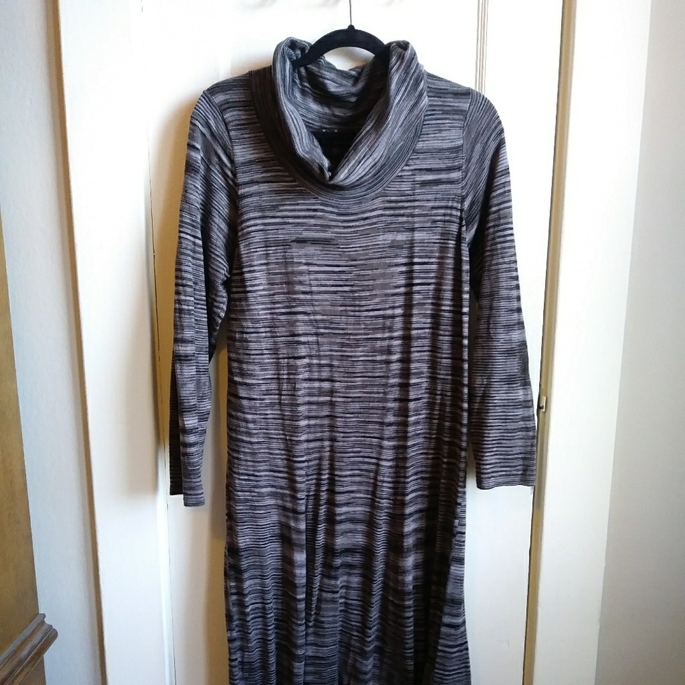 Cowl Neck A-line Dress